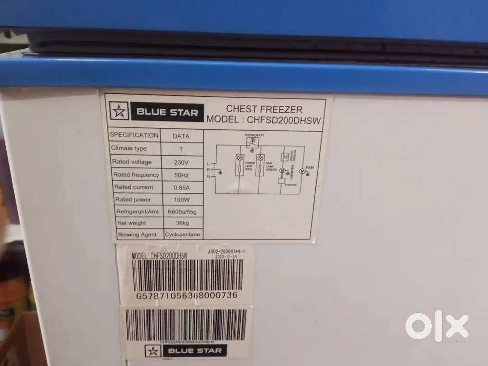 Blue star refrigerator (ice cream & cooldrinks)