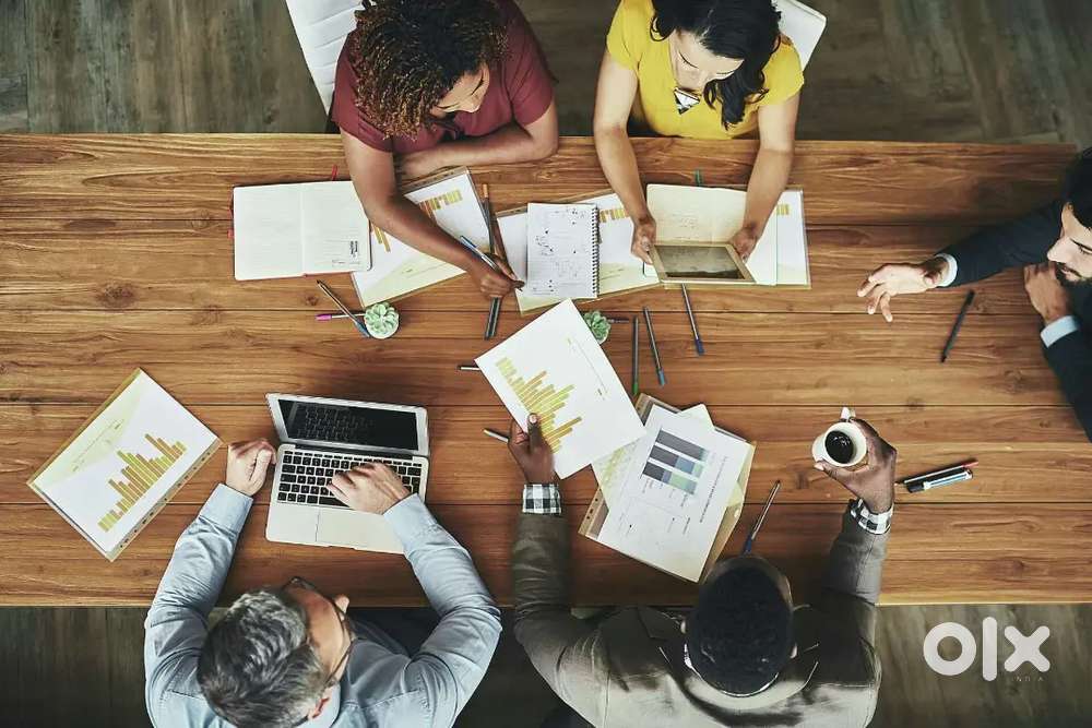 Work from home girl and boy both and house wife