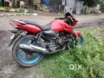 TVS Apache RTR 160 red colour all works fine and new battery self work