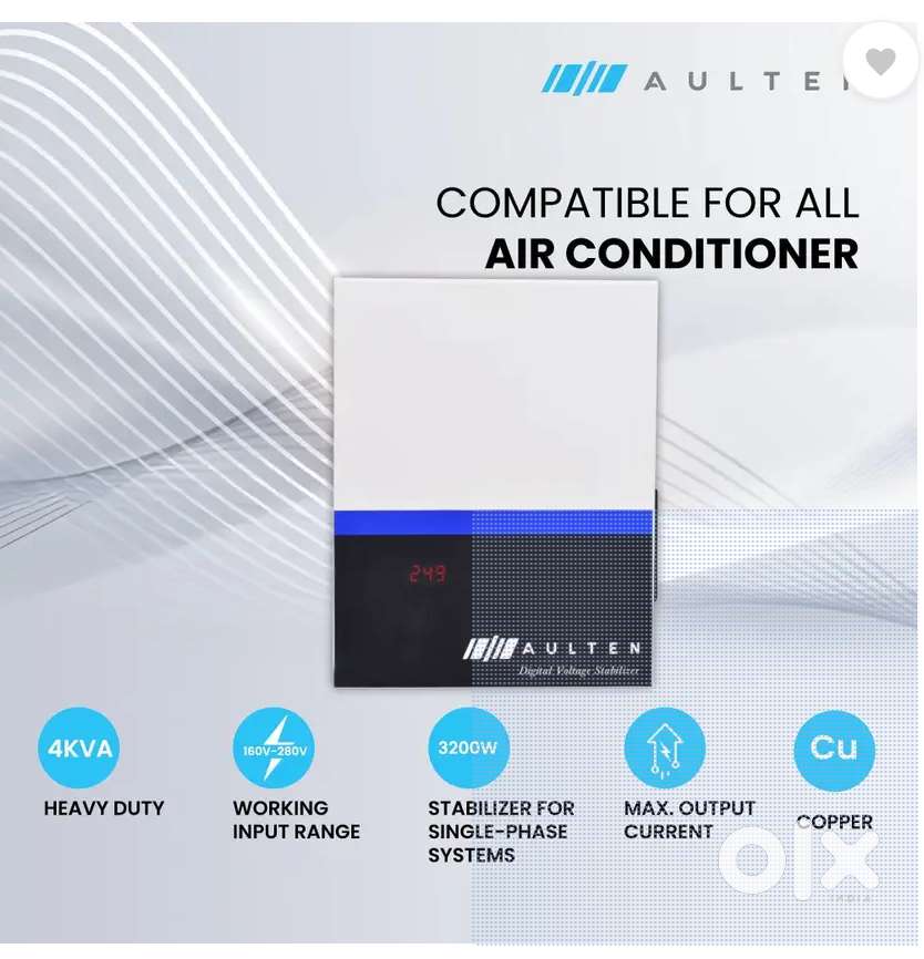 New Aulten AD5160 4KVA 160V-270V COPPER