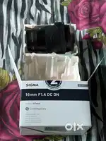Sigma 16mm 1.4 New lens