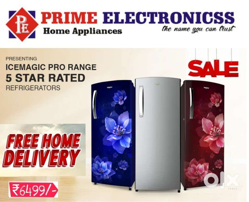 ;- Lot of Whirlpool single doors starts only from (6000)