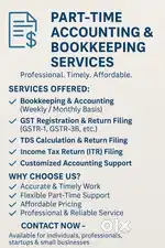 PART-TIME ACCOUNTING & BOOKKEEPING SERVICES