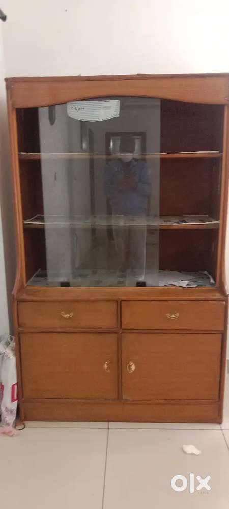 Show case with glass