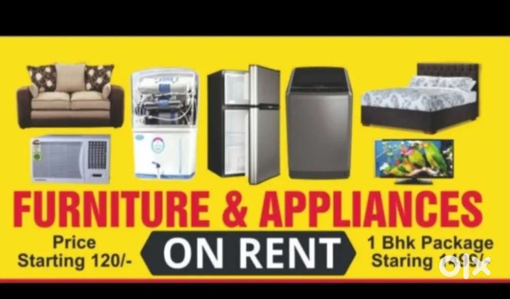 Furniture appliances On RENT