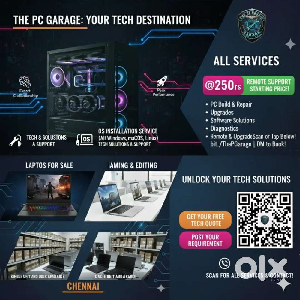 Gaming & Office Desktops/Laptops  OS Installed  Refurb & New