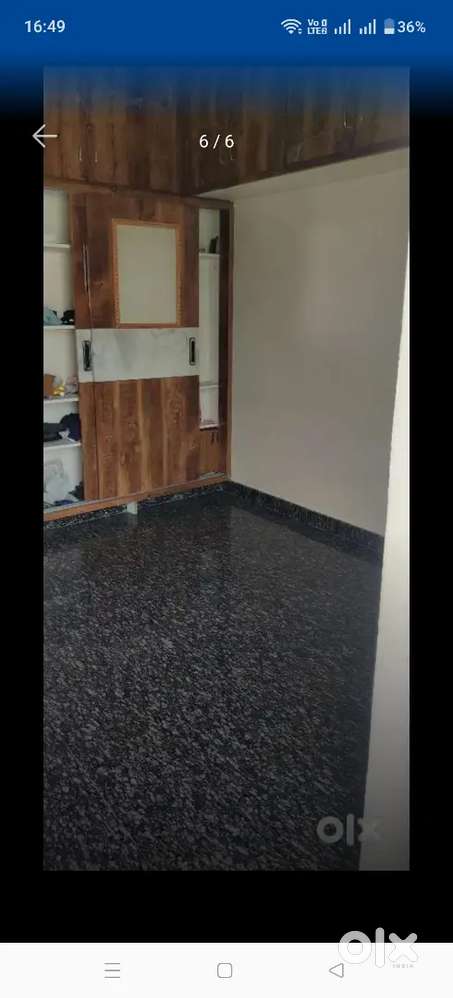 1 BHK house for rent in krishnapuram 8th road