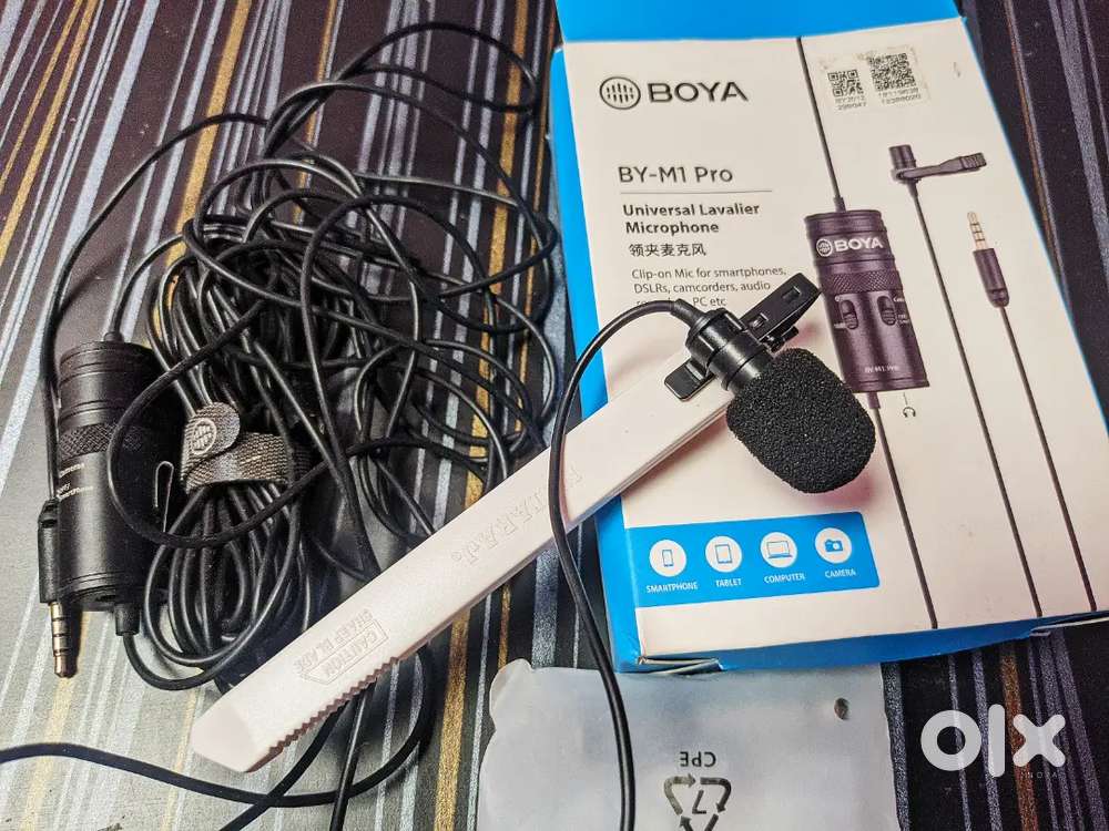Boya BY-M1 Pro Auxiliary Omnidirectional Lavalier Condenser Microphone
