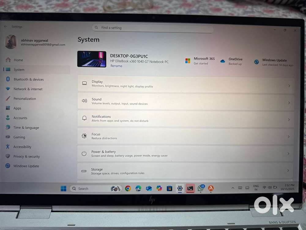 HP EliteBook x360 1040 G7 Notebook PC