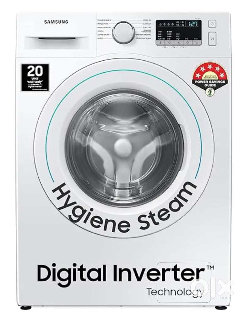 Powerful wash, Samaung front load eco bubble washing machine