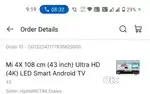 43 INCH ULTA HD TV