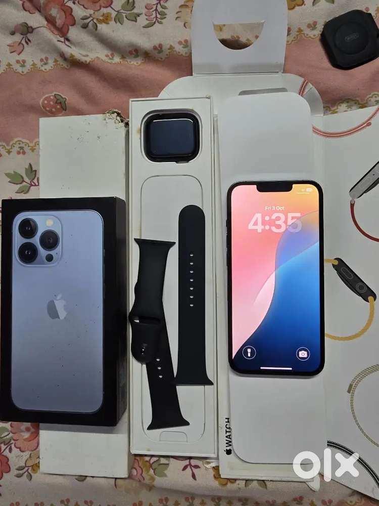 iPhone 13 Pro 256GB + Apple Watch 7 LTE – Excellent Condition