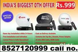 December offer sale Airtel D2h dish Tv DTH free install