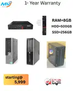 CPU i3-i5-i7 Sales & Service  Full Set  Monitor  Keyboard Mouse  2GB G