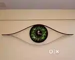 Creative handmade eye shape wall clock