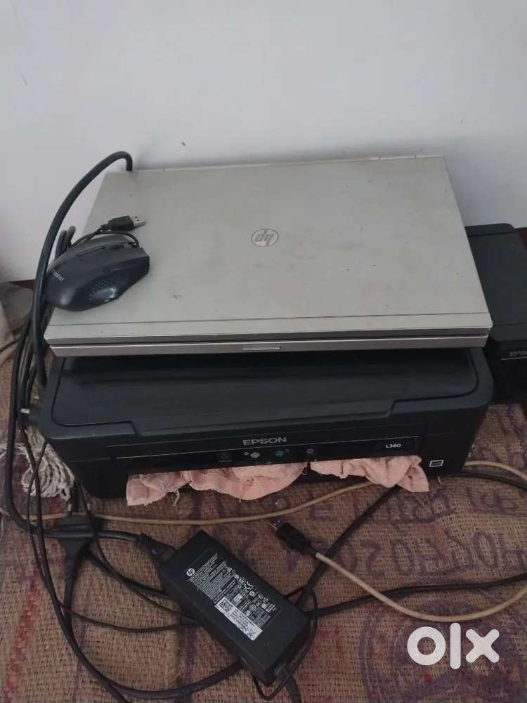 Hp laptop i5 numberik sell&Epson l380 printer