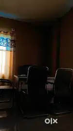 3 Office Leather Chairs and 1 Office Table