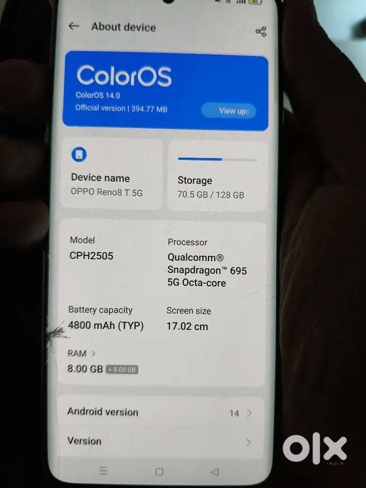 Oppo reno 8t 5g pro