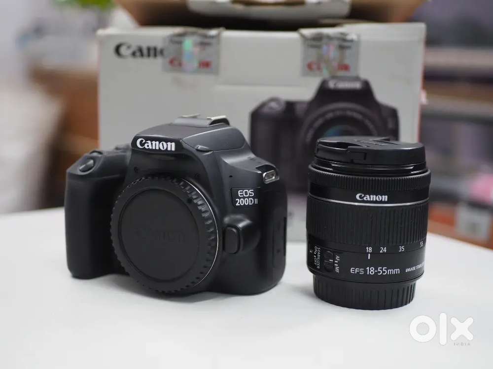 Unbox Canon 200d ii 4k with EF-S 18-55 stm lense