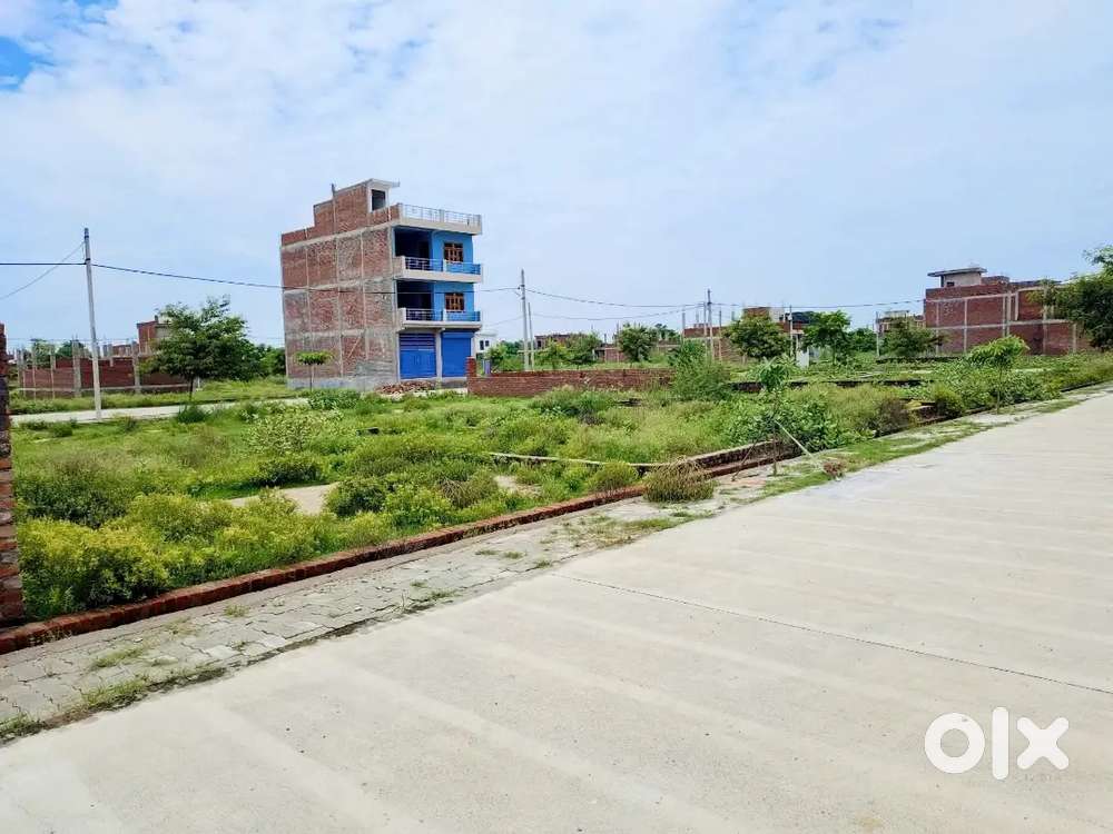 लखनऊ मे प्लाट अंशल के पास आउटर रिंग रोड से लगी टाउनशिप मे बैंक लोन