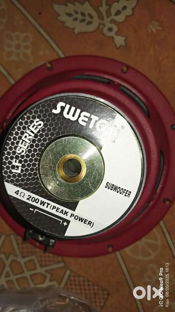 Sweton 8 inchi   subbuffer 200 watt 4 pic  Price 3200