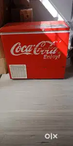 D fridge 300 liter and steel counter