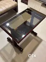 Table made of teak wood