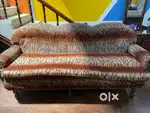 Royalok Two Layered Foamed Sofa(Leopard Designed)