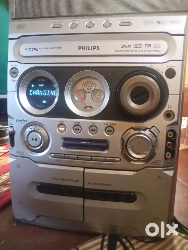 PHILIPS D790 DVD/CASSETTE/FM/ COX CX 240 Integrated Stereo Amplifier