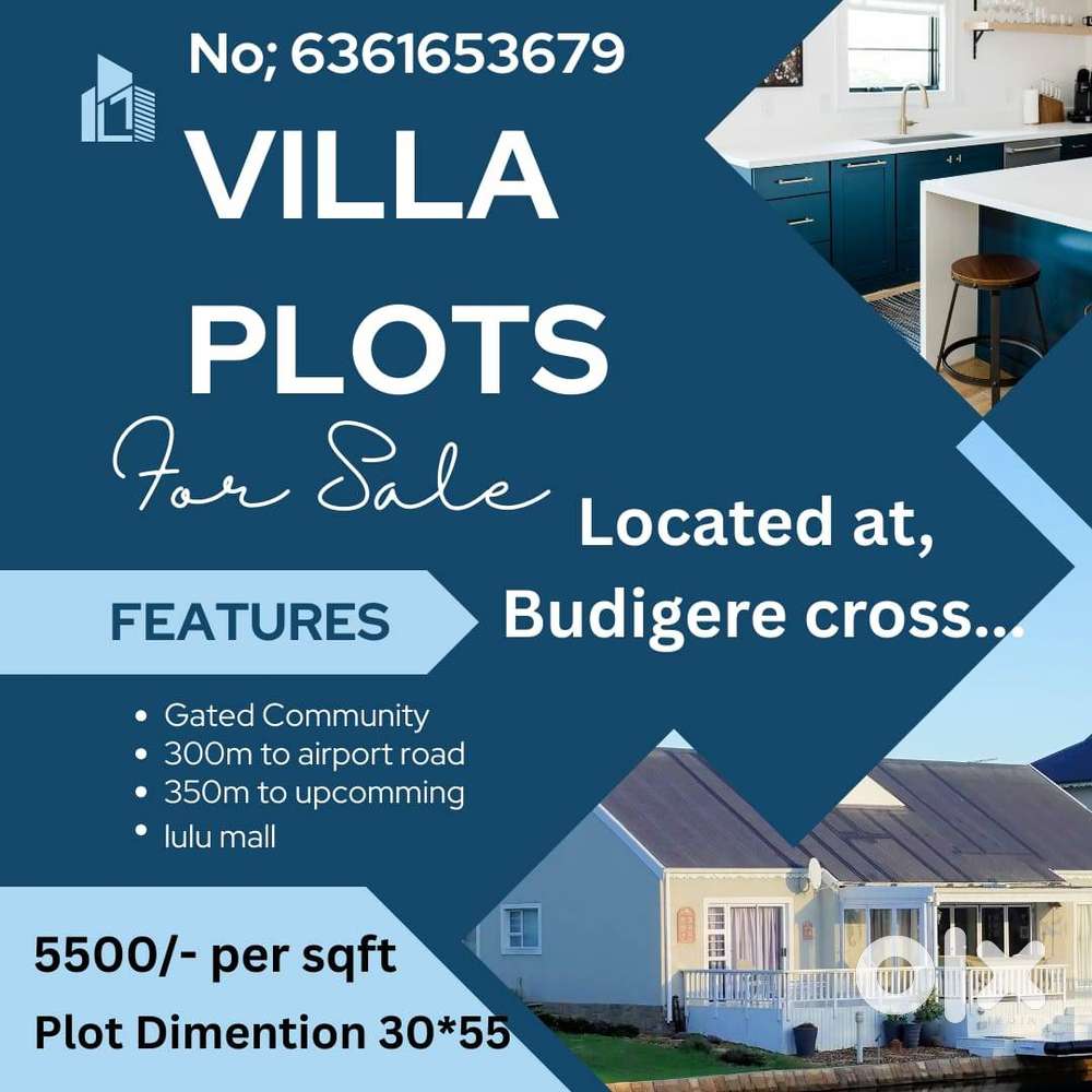 Luxury Villa plots for sale in Budigere Cross, Airport Road