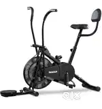 Gym Cycle for Workout with Adjustable Cushioned Seat  Moving Handles.