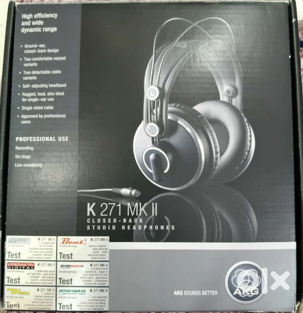HEADPHONES STUDIO MONITOR AKG 271MKII(BRAND NEW) MARKET PRICE-8000