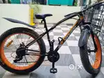 ‍️Fat Tyre Bicycle  26 Inch  21-Speed Gear Cycle  Appgrow