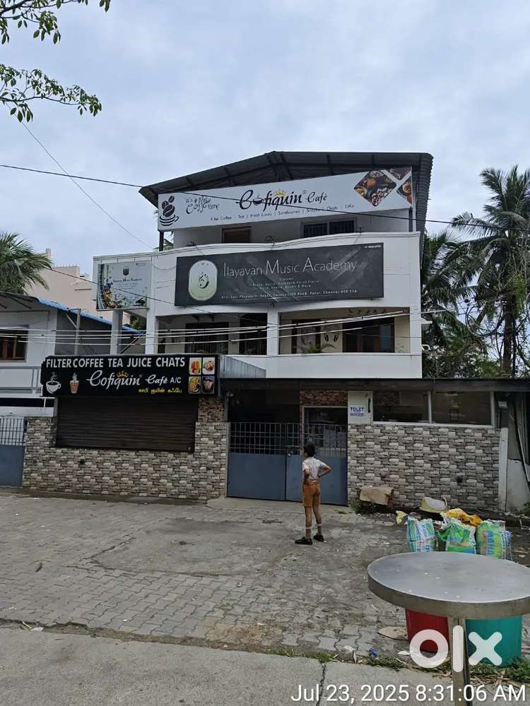 Near service road and Metro station