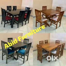 Top quality design solid wood dining table 6 chairs 5 years warranty
