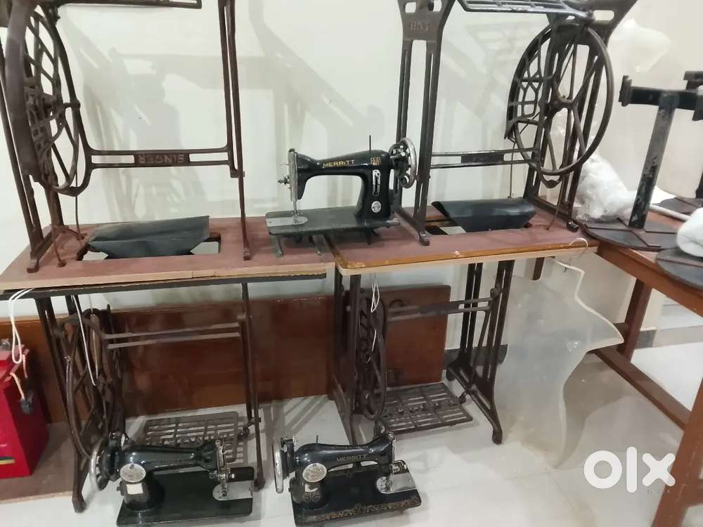 Sewing machine, mannequin cutting table