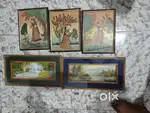 5 foto glass photo frames for decoration