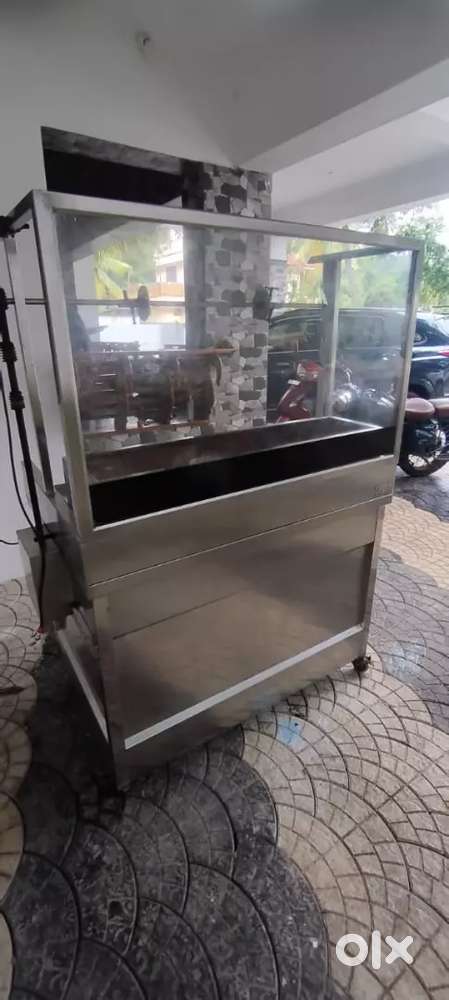 Charcoal shawarma machine