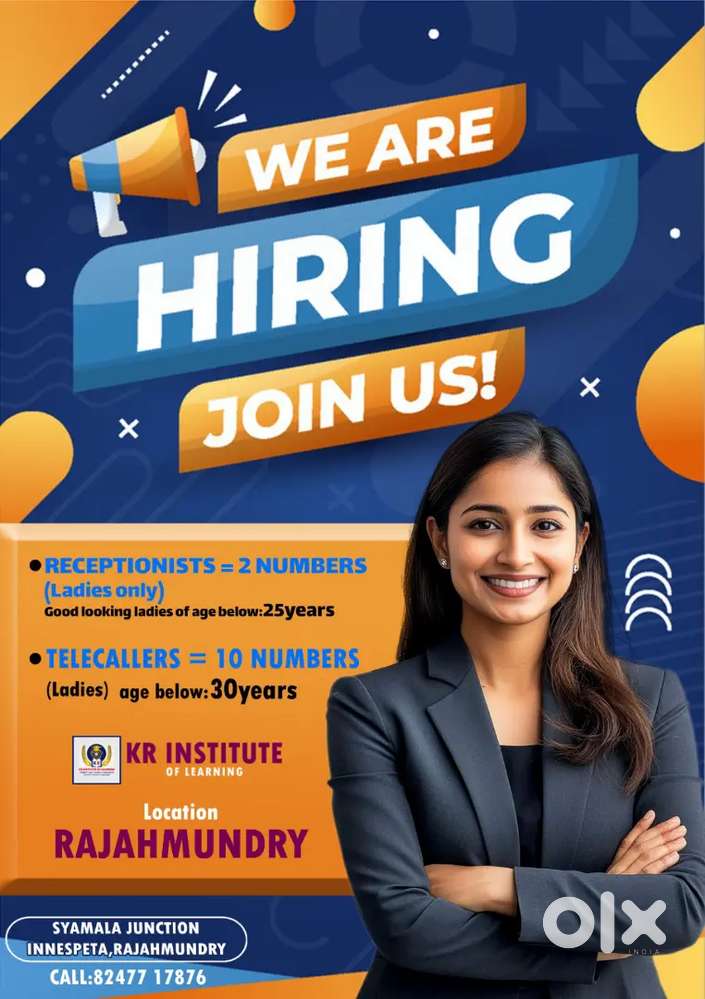 Receptionist and telecallers