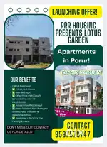 Wonderful Premium Apartment at Porur. CMDA APPROVED