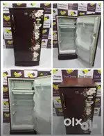 Videocon single door flower model with inbuilt stand
