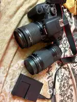 Canon 750D 24.1 DSLR with dual lens in good condition