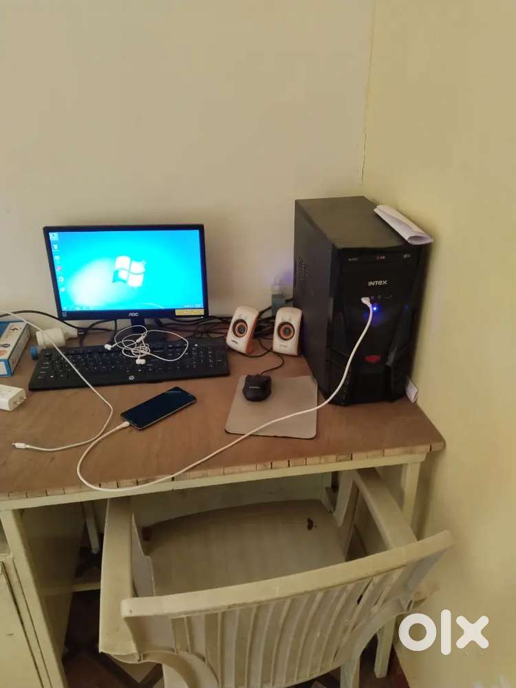 Computer and pc monitor