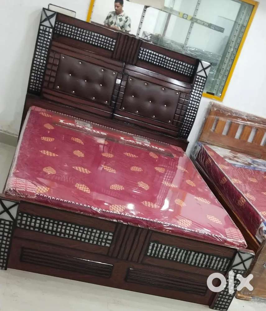 Brand new queen size bed head n bottom storage available at affordable