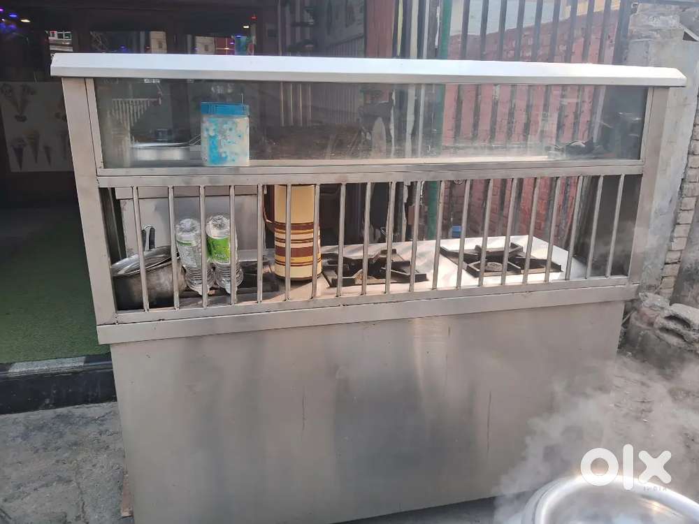 Gas stove steel 3 burners 5 ft