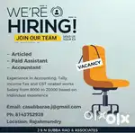 Experience in Tally and GST id reqd
