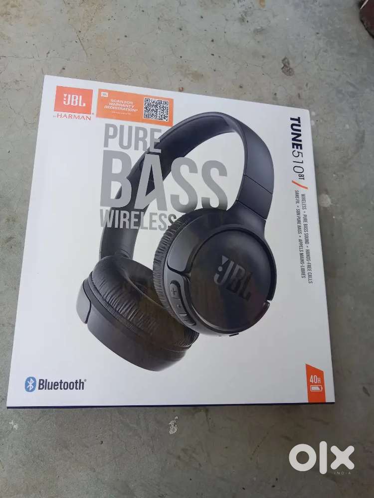 JBL Tune 510BT On Ear Wireless Headphones up to 40 Hours Playtime