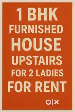 1bhk Furnished House (Upstairs - 2Ladies) For Rent @ Kadavanthara