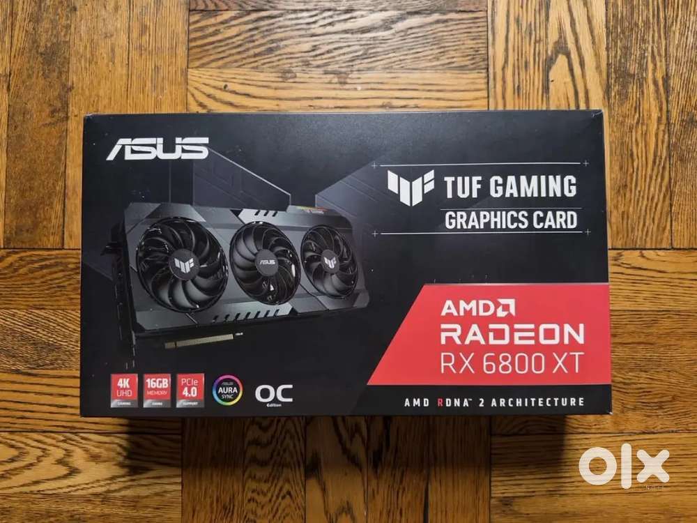 Used ASUS AMD Radeon RX 6800 XT GAMING OC Graphics Card.