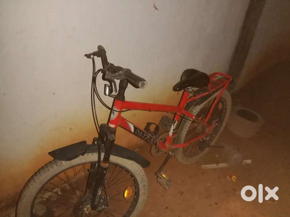 Bicycle with the disc brake